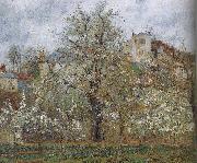 Camille Pissarro spring flowering gardens and trees USA oil painting artist